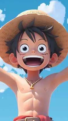 دانلود والپیپر متحرک لوفی کلاه‌حصیری One Piece Luffy