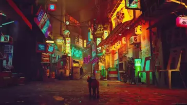 دانلود والپیپر متحرک استرِی میدتاون Stray Midtown