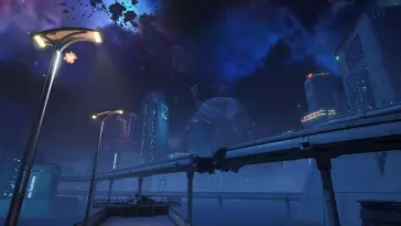 دانلود والپیپر متحرک چراغ‌های خیابان بوردرلندز 3 Borderlands 3 Street Lights