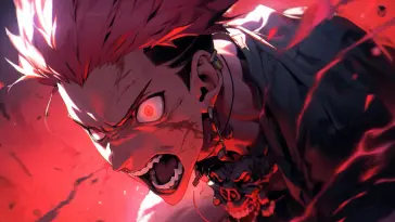 دانلود والپیپر متحرک خشم سوکونا از Jujutsu Kaisen