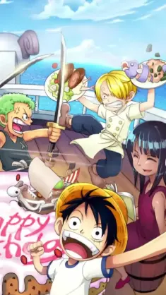 دانلود والپیپر متحرک دزدان دریایی سانی وان پیس One Piece Sunny Pirates