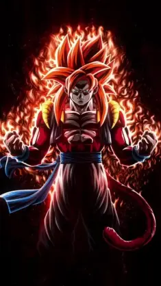 دانلود والپیپر متحرک گوگتا Super Saiyan Gogeta از دراگون‌بال Dragon Ball