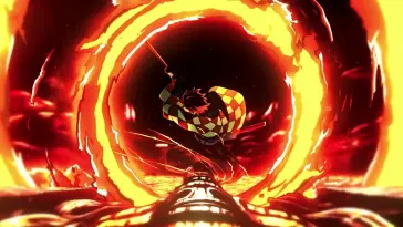 دانلود والپیپر متحرک تانجیرو کامادو Kamado Tanjiro – حلقه آتش Circle of Fire از Demon Slayer