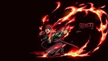 دانلود والپیپر متحرک تانجیرو کامادو Tanjiro Kamado از دیمون اسلیر Demon Slayer