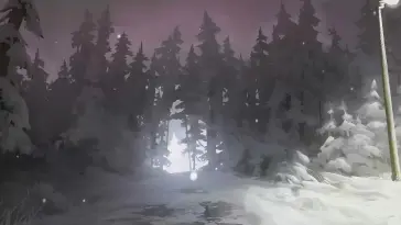 دانلود والپیپر متحرک منظره برفی و طبیعت زمستانی Snowy Winter Landscape