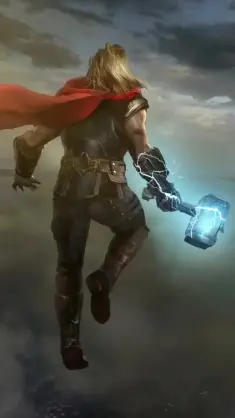 دانلود والپیپر متحرک تور Thor's Thunderous Flight
