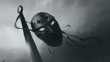 دانلود والپیپر متحرک انتزاعی ماسک پاره سرنوشت Torn Mask of Fate