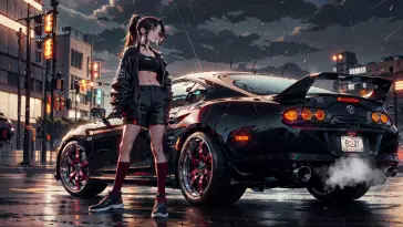 دانلود والپیپر متحرک تویوتا سوپرا آر‌زد Toyota Supra RZ