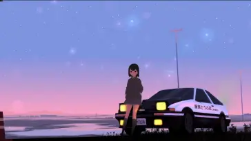 دانلود والپیپر متحرک تویوتا تورنو اینیشیال دی Toyota Trueno Initial D