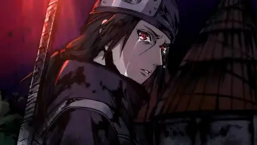 دانلود والپیپر متحرک ایتاچی اوچیها Itachi Uchiha در حال گریه از ناروتو Naruto