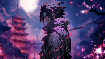 دانلود والپیپر متحرک ساسوکه اوچیها Sasuke Uchiha (ناروتو Naruto)