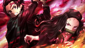 دانلود والپیپر متحرک تانجیرو و نزکو شکست‌ناپذیر Demon Slayer Tanjiro Nezuko