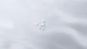 دانلود والپیپر متحرک لوگوی رازر سفید Razer White Logo