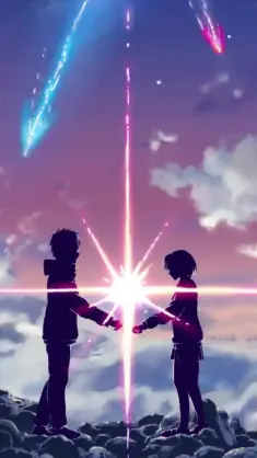 دانلود والپیپر متحرک فیلم سینمایی توی نام Your Name – Aesthetic Glow