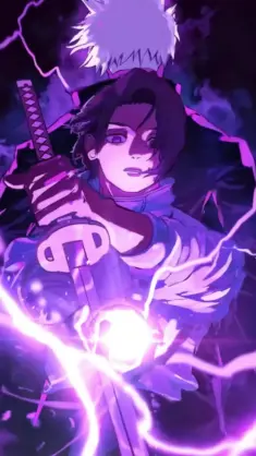دانلود والپیپر متحرک یوتا اوکوتسو Yuta Okkotsu – هالو پرپل Hollow Purple از Jujutsu Kaisen