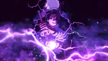 دانلود والپیپر متحرک یوتا اوکوتسو تکنیک هالو پرپل Jujutsu Kaisen Yuta Hollow Purple