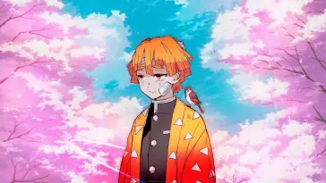 دانلود والپیپر متحرک زنیستو قاتل شیطان Demon Slayer Zenitsu