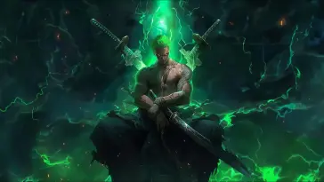 دانلود والپیپر متحرک زورو پادشاه دوزخ وان پیس Zoro King of Hell
