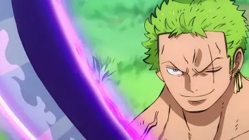 دانلود والپیپر متحرک زورو با شمشیر بنفش Roronoa Zoro (وان‌پیس One Piece)